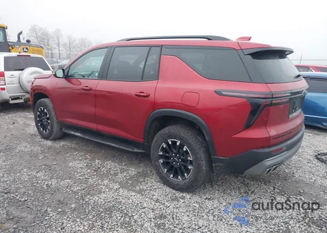 2025 Chevrolet Traverse Awd Z71 из США, поврежденный, VIN 1GNEVJRS8SJ161069